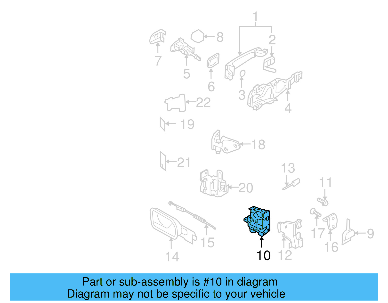 Lock Actuator 3B1-837-015-AT - View 38