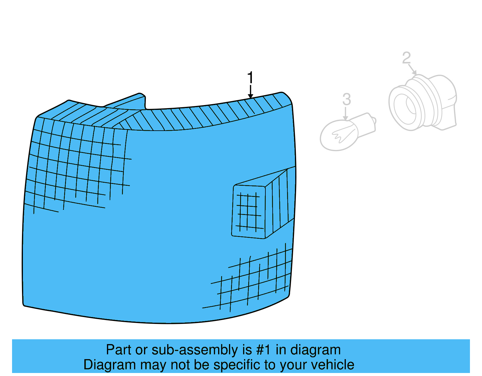Lens & Housing 7D0-953-041-E - View 4