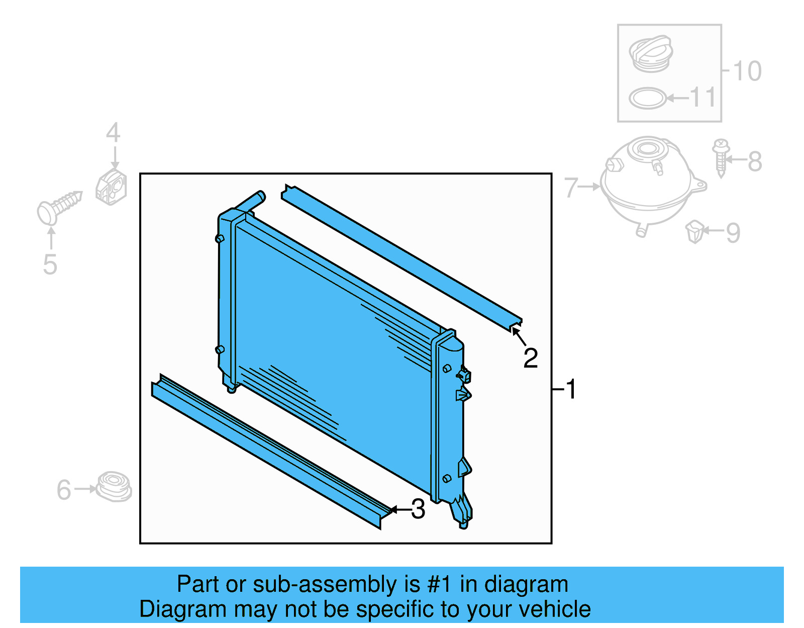 Radiator Assembly 1K0-121-251-EB - View 10