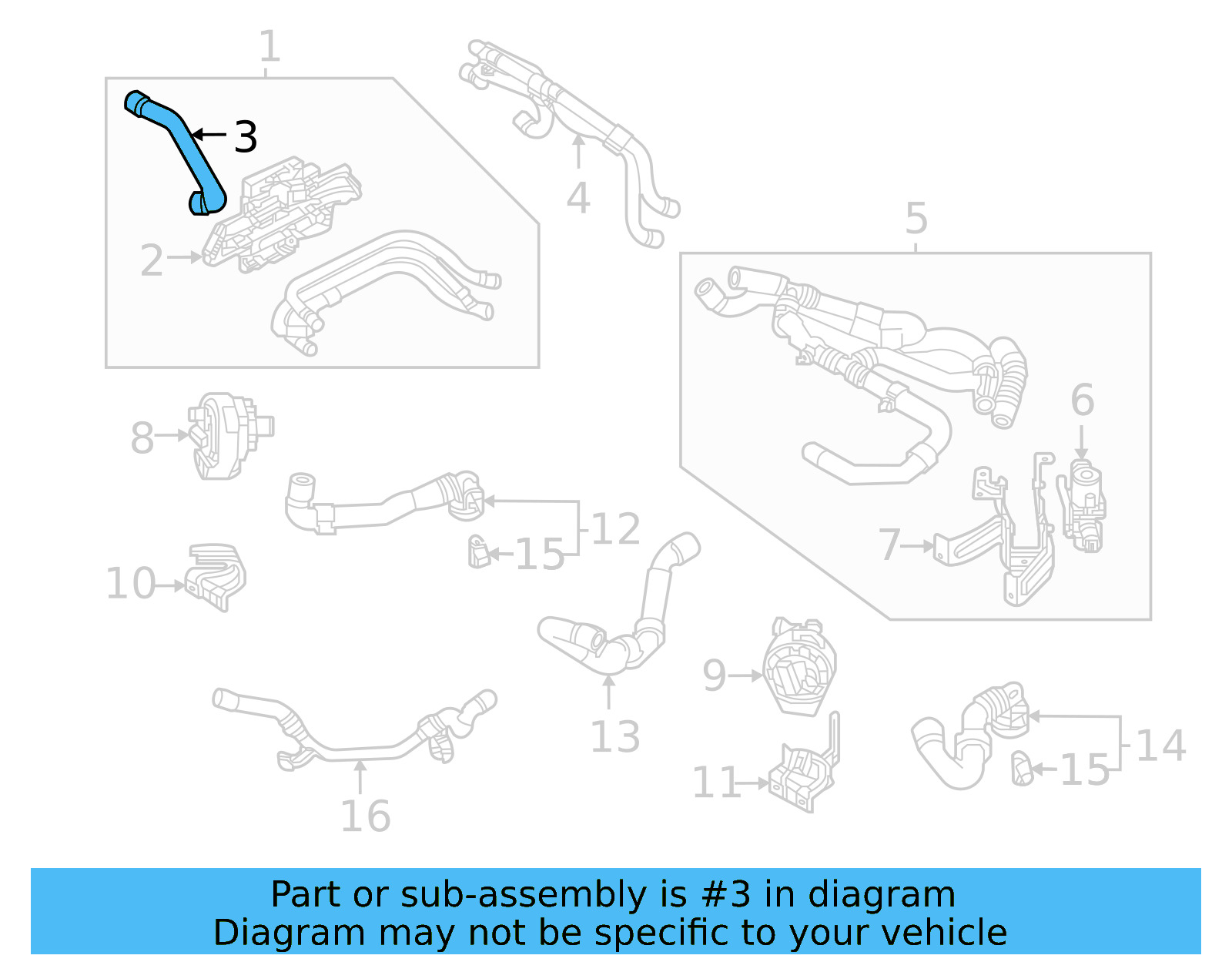 Connector Hose 1EA-121-057-J - View 8