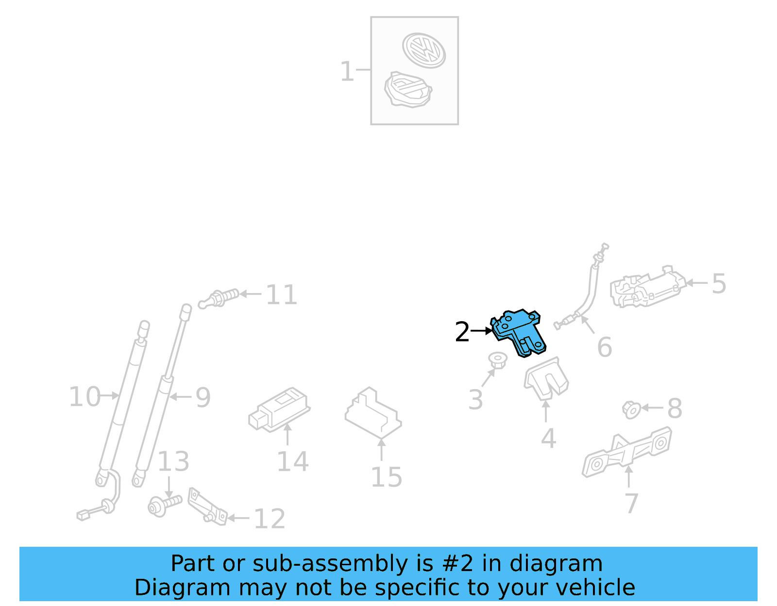 Lock Actuator 5TA-827-506-D - View 9