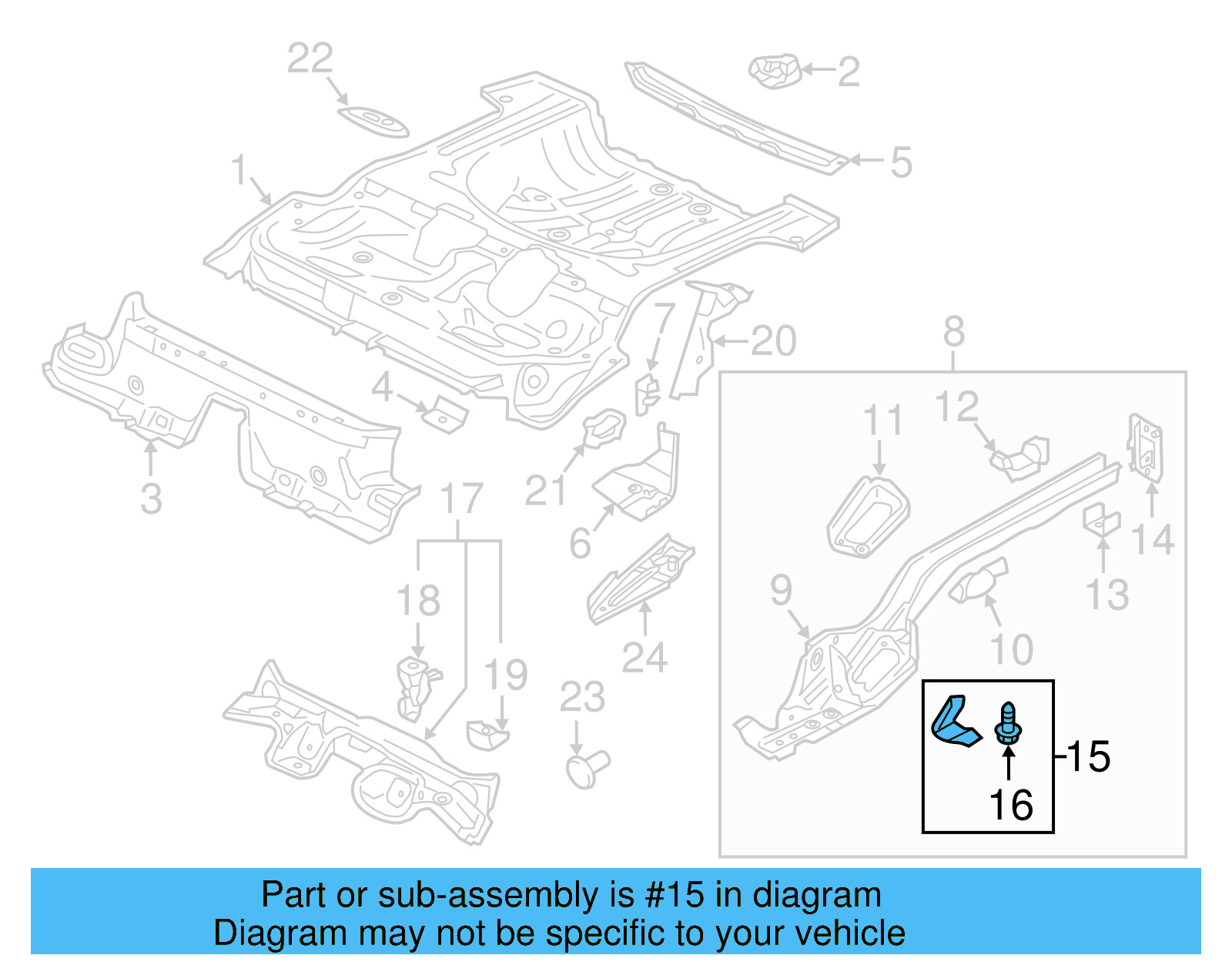 Bracket 5Q0-825-815 - View 10