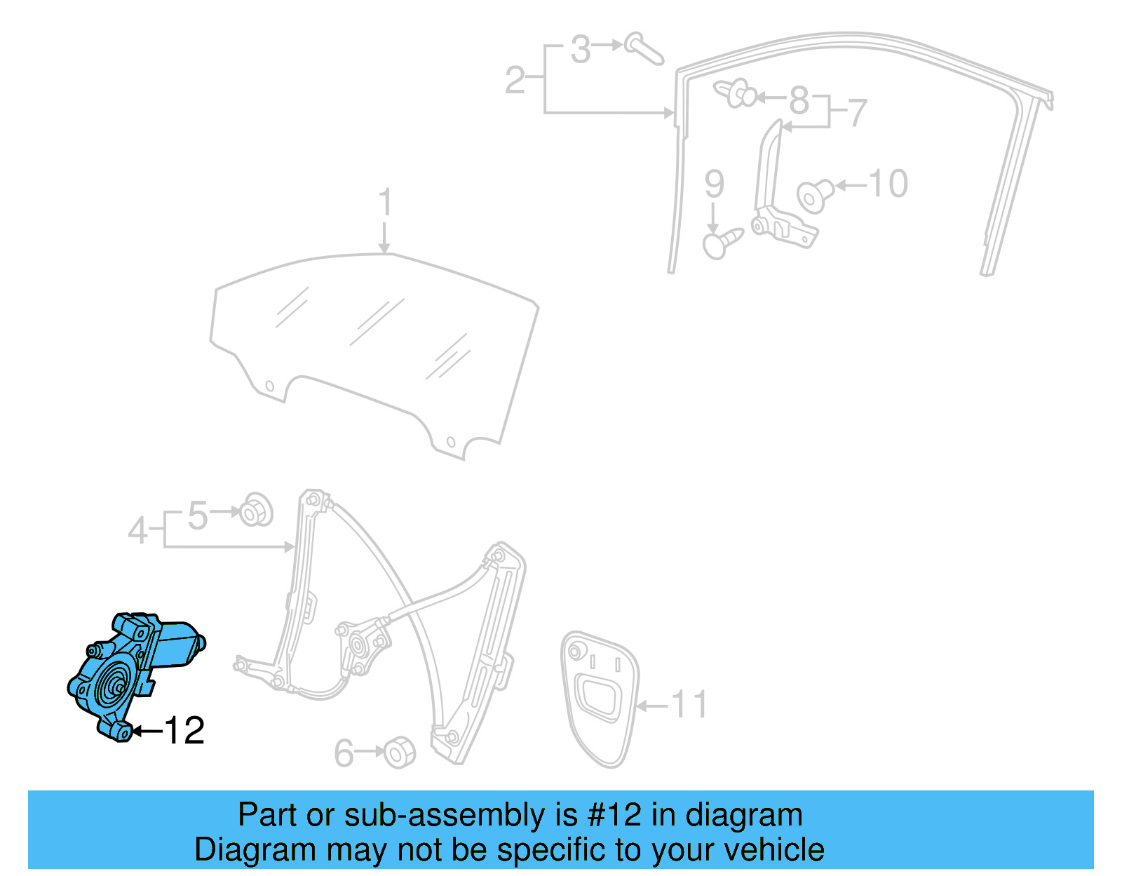 Window Motor 5Q0-959-801-C - View 4