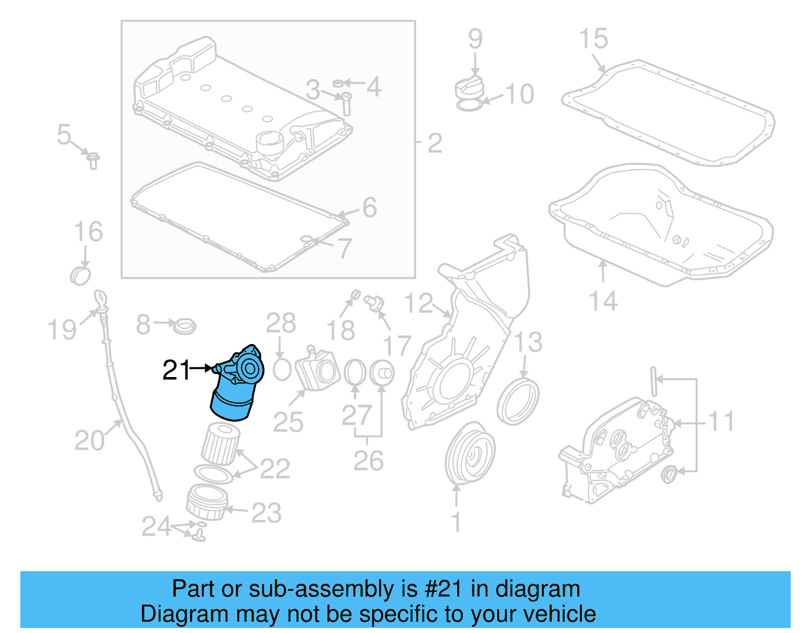 Oil Filter Housing 022-115-403-R - View 32