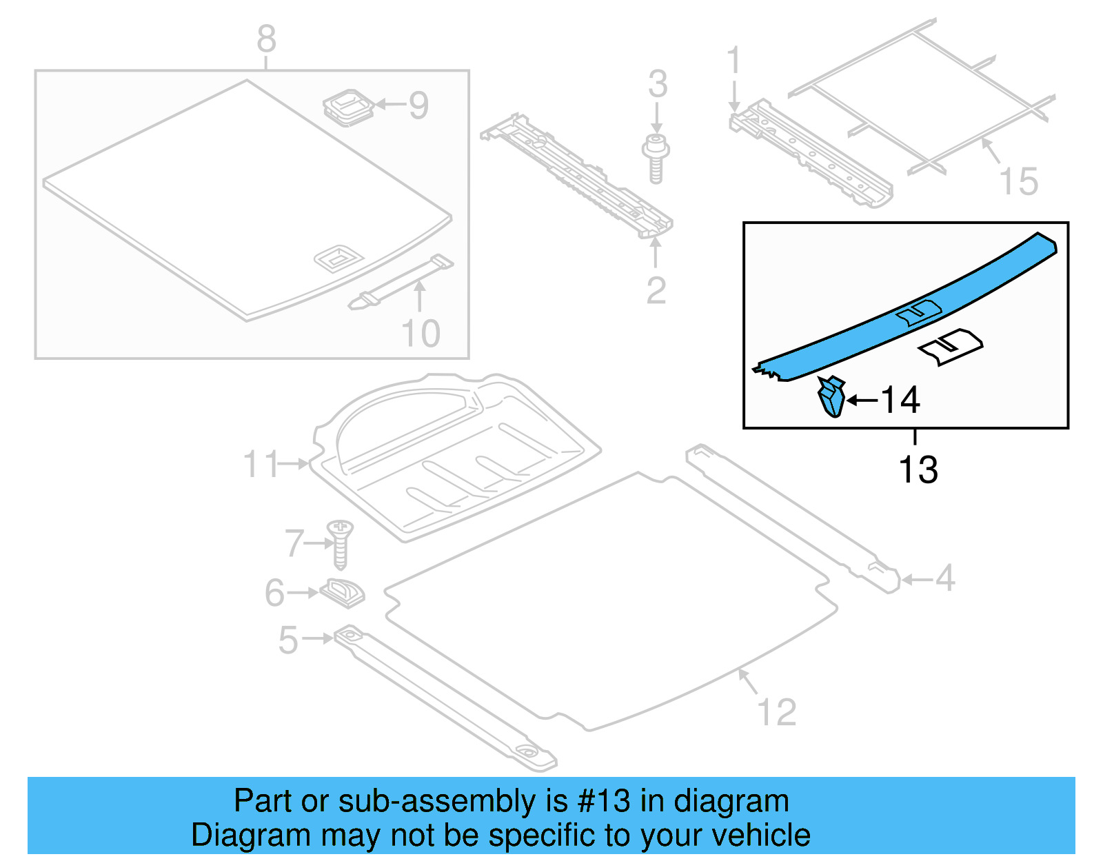 Sill Trim 7P0-863-459-H-5R5 - View 9