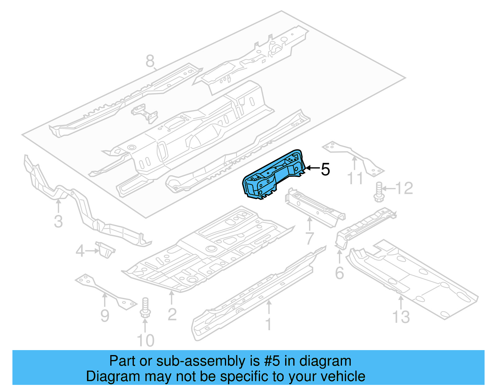 Seat Mount 561-802-381 - View 7