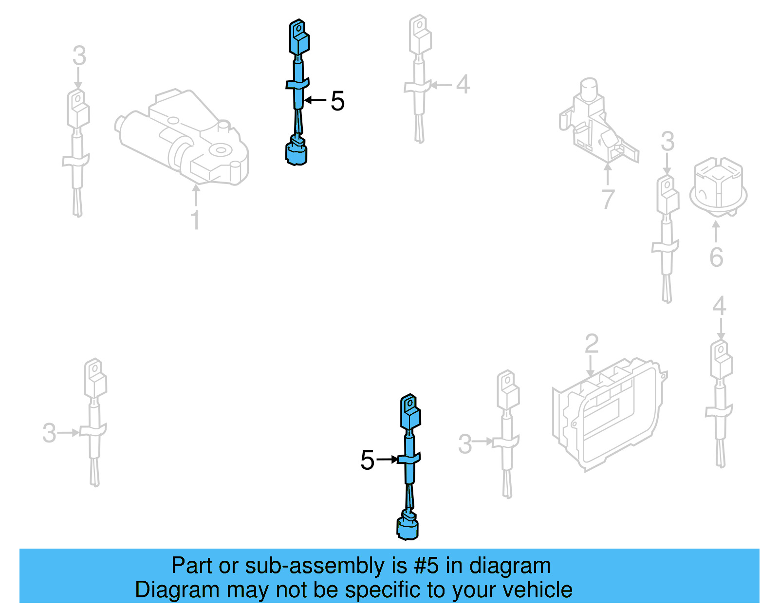 Position Sensor 1Q0-959-121-K - View 4