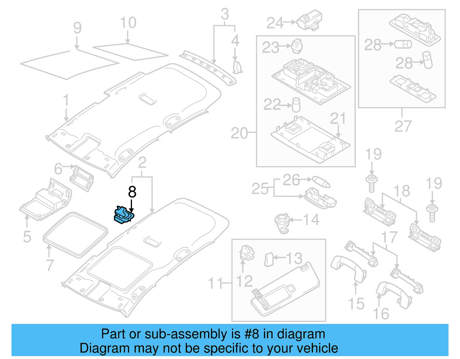 Frame Trim Clip 5G0-867-289-D - View 11