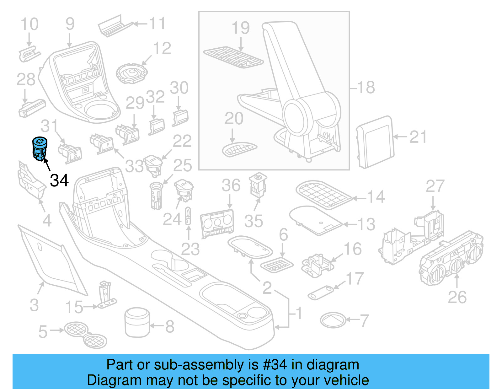 Start Button 5C5-959-839-B-3Q7 - View 11