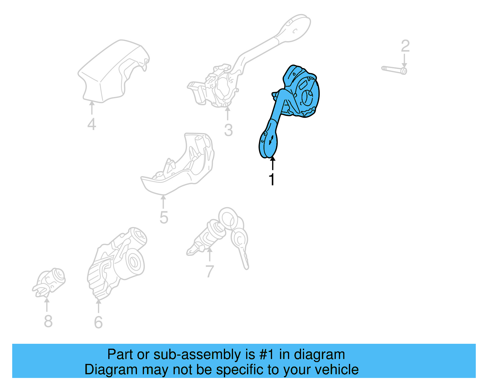 Signal Switch 1E0-953-513-A-01C - View 4