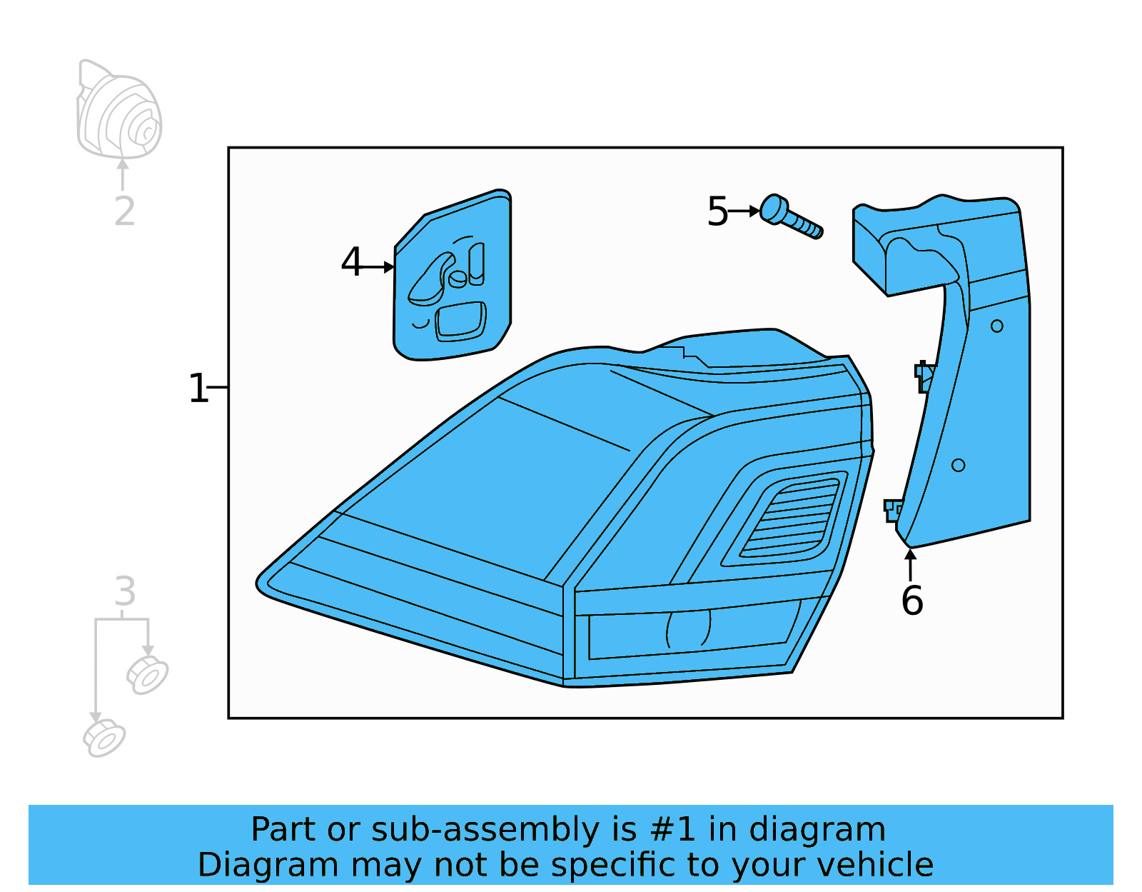 Combo Lamp Assembly 5NN-945-095-A - View 2