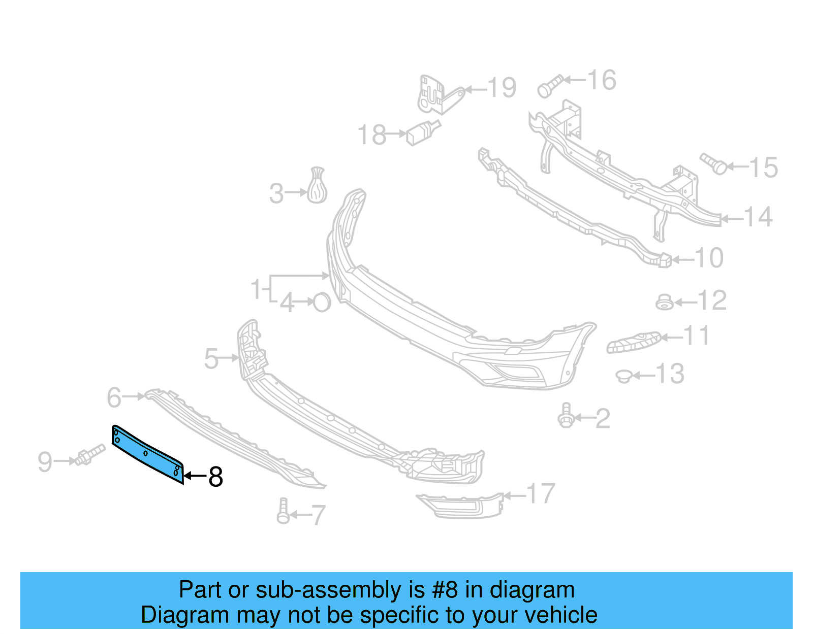 License Bracket 5NN-807-287-9B9 - View 11