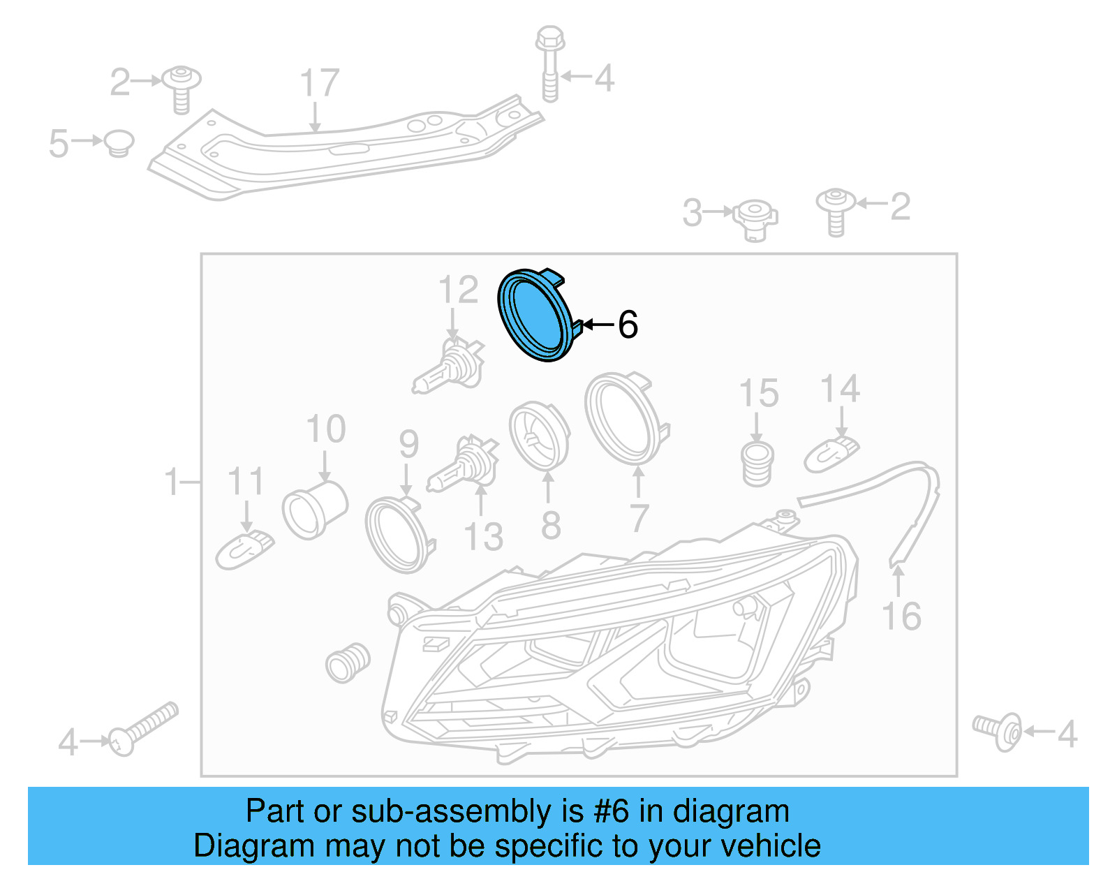 Inner Cap 561-941-607-E - View 6