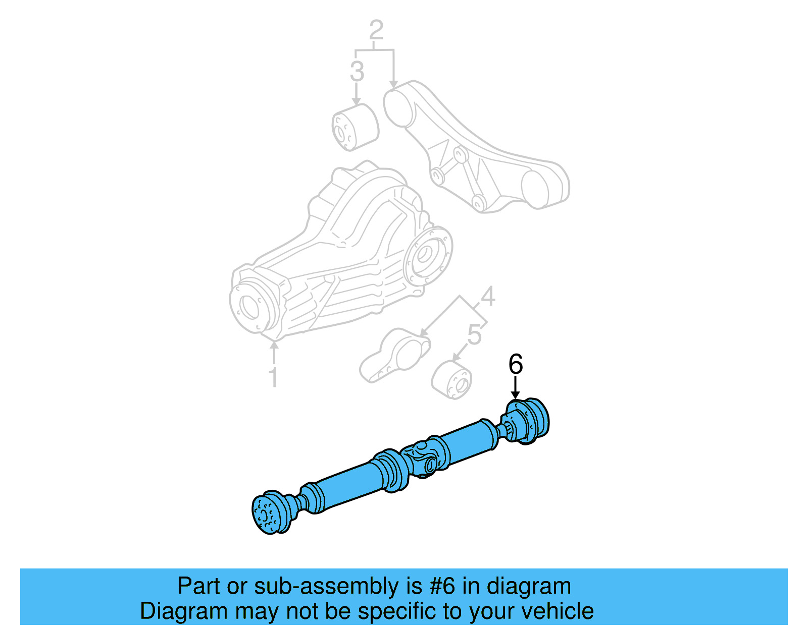 Drive Shaft 3B0-521-101-R - View 8