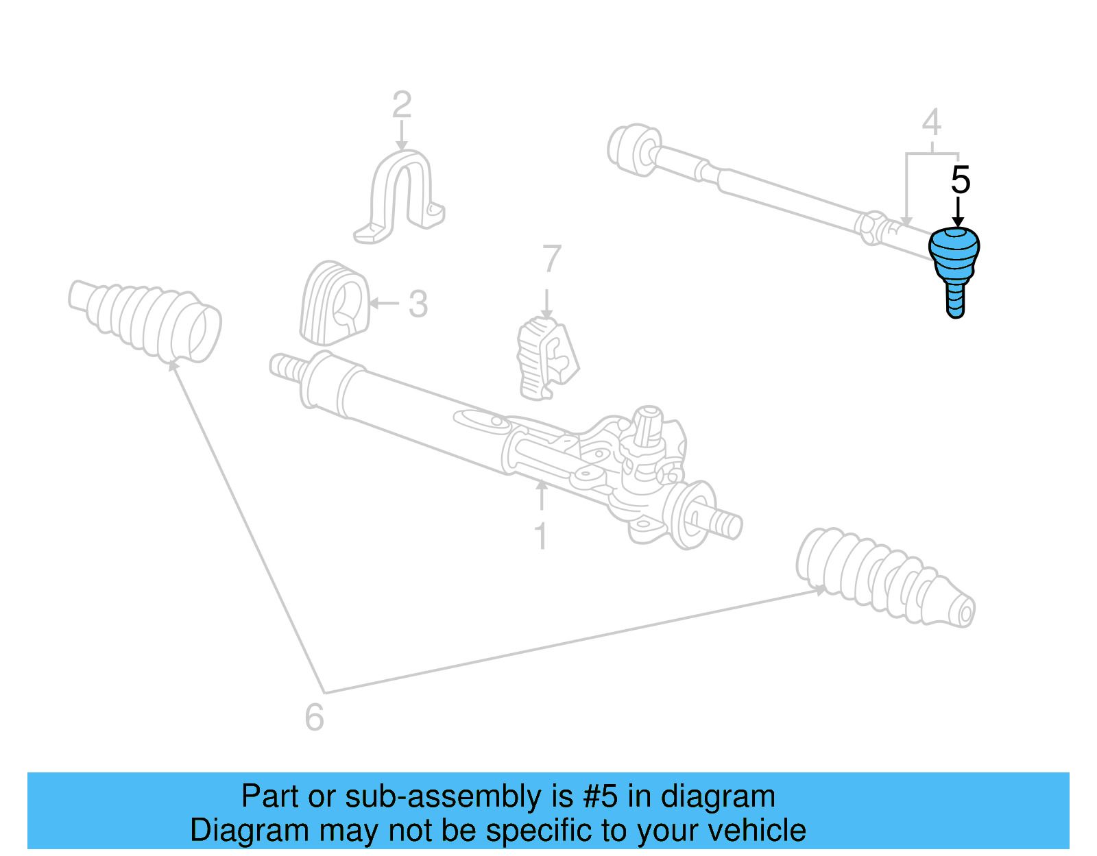 Tie Rod End 3A0-422-812 - View 3