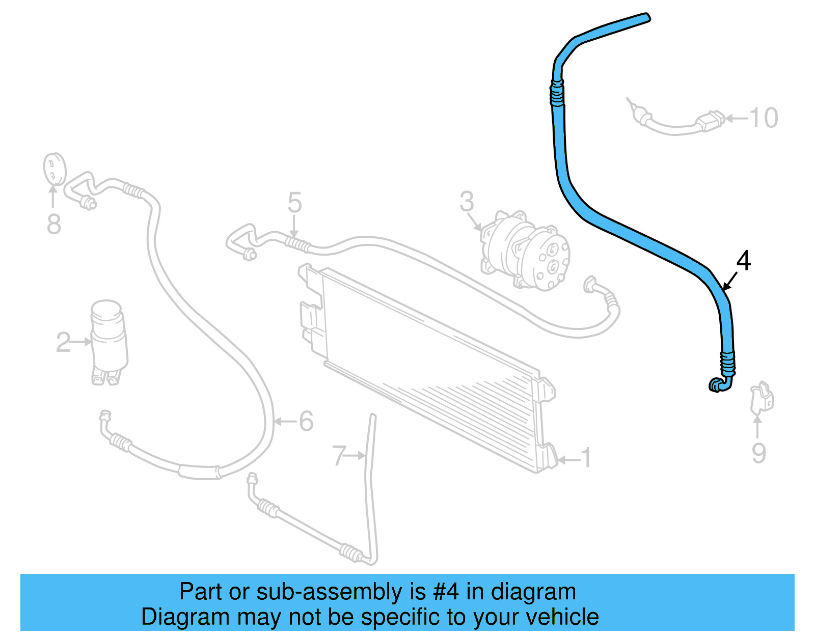 Hose 7D1-820-729-D - View 4