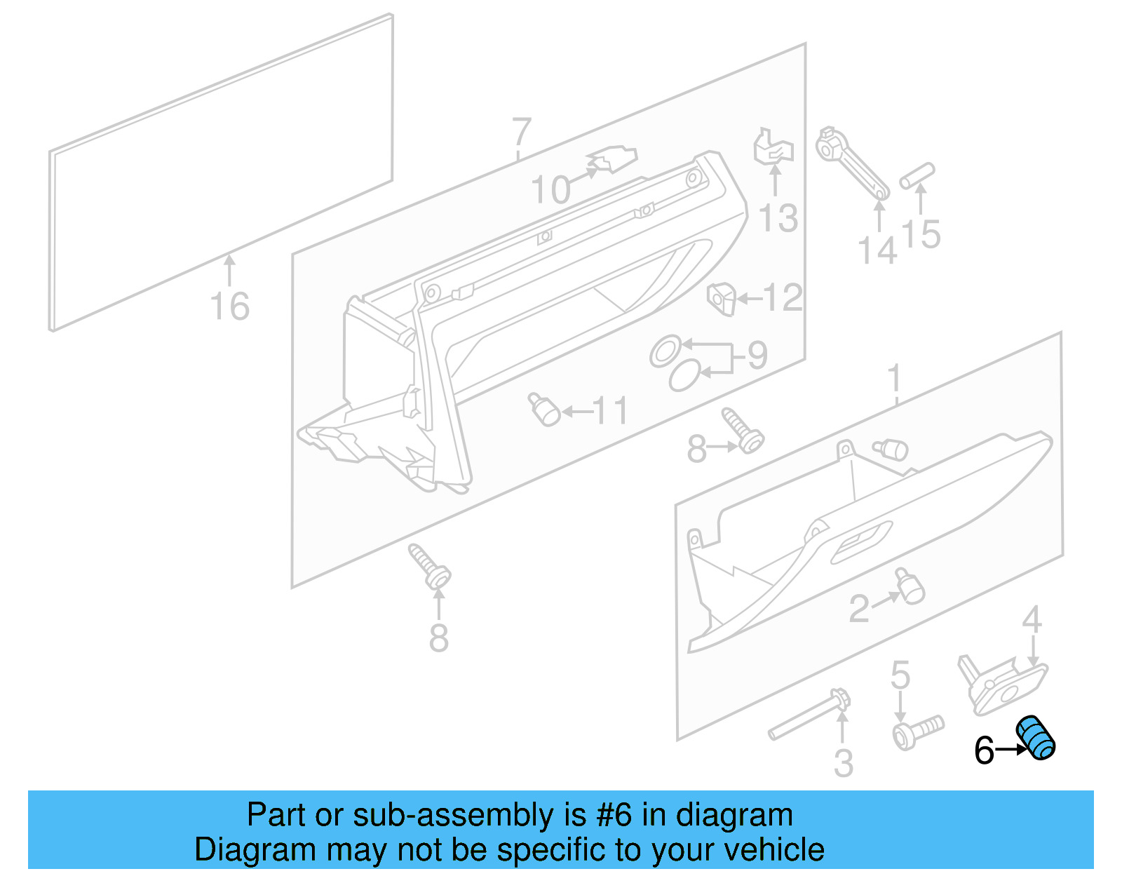 Lock Cylinder 107-857-113-A - View 6