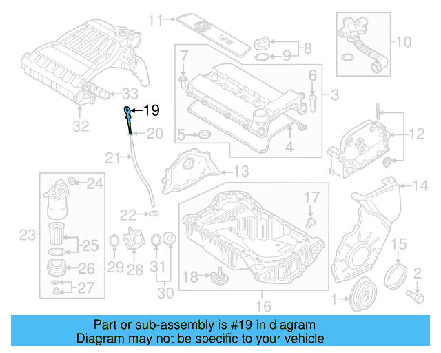 Engine Oil Dipstick 022-115-607-AD - View 22