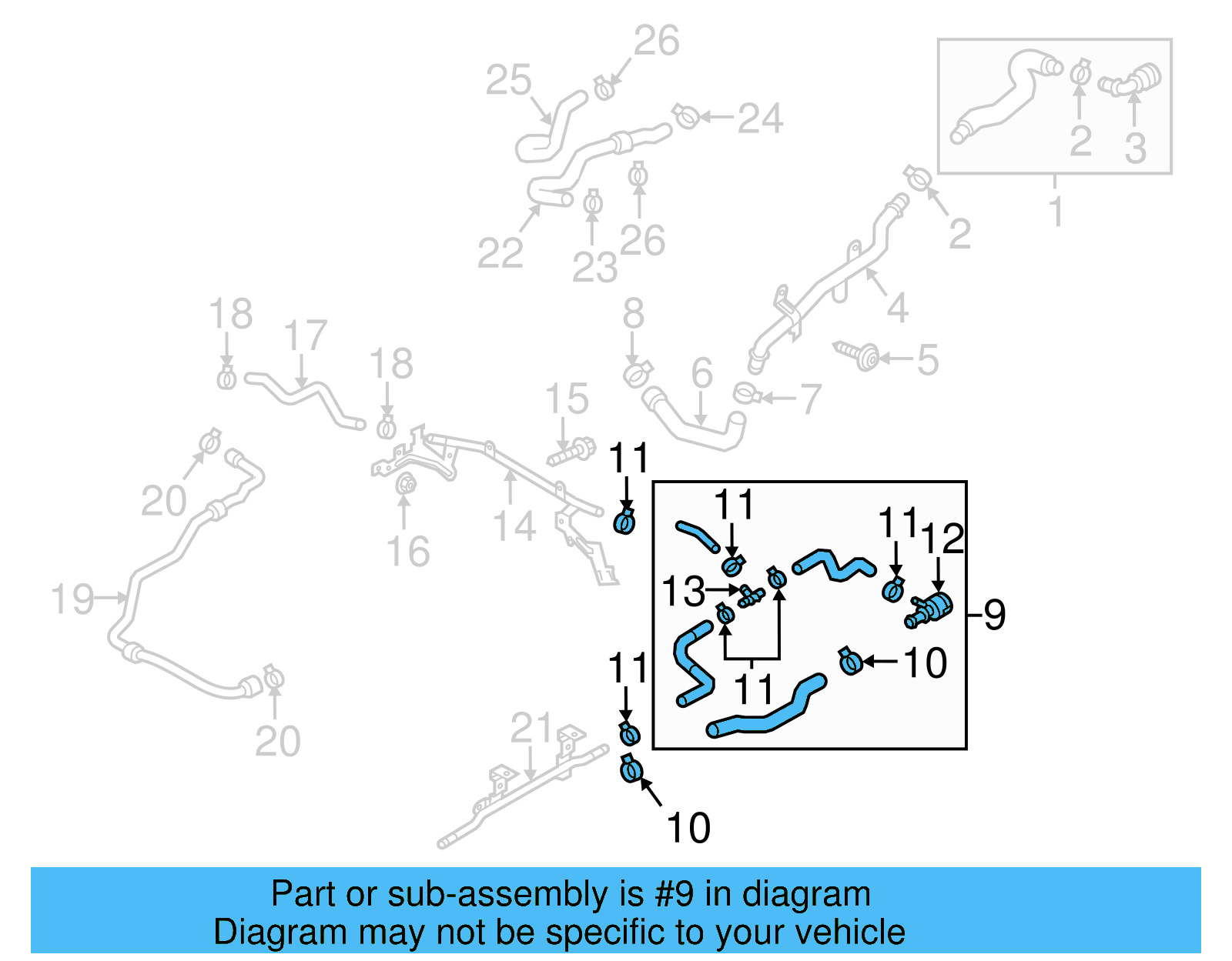 Hose Assembly 1K0-122-157-KK - View 7