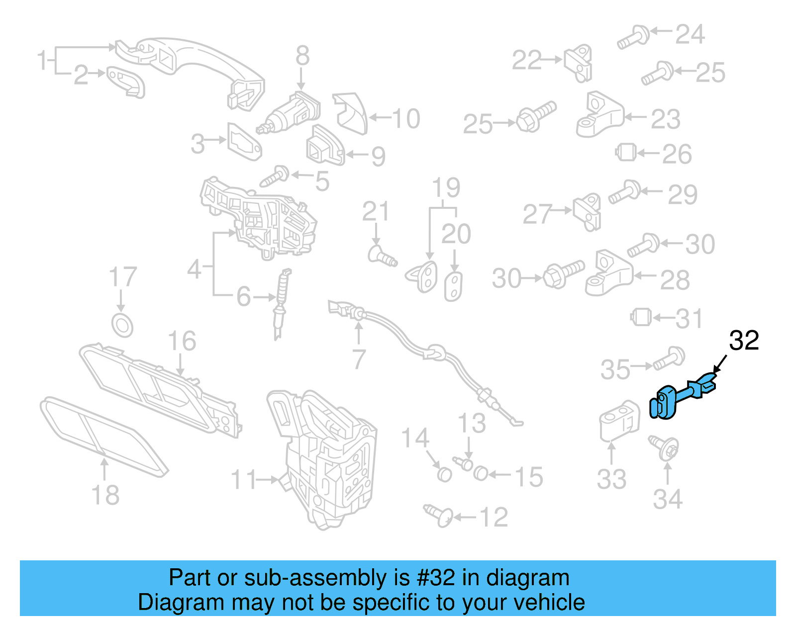 Door Check 5NA-837-249-A - View 4
