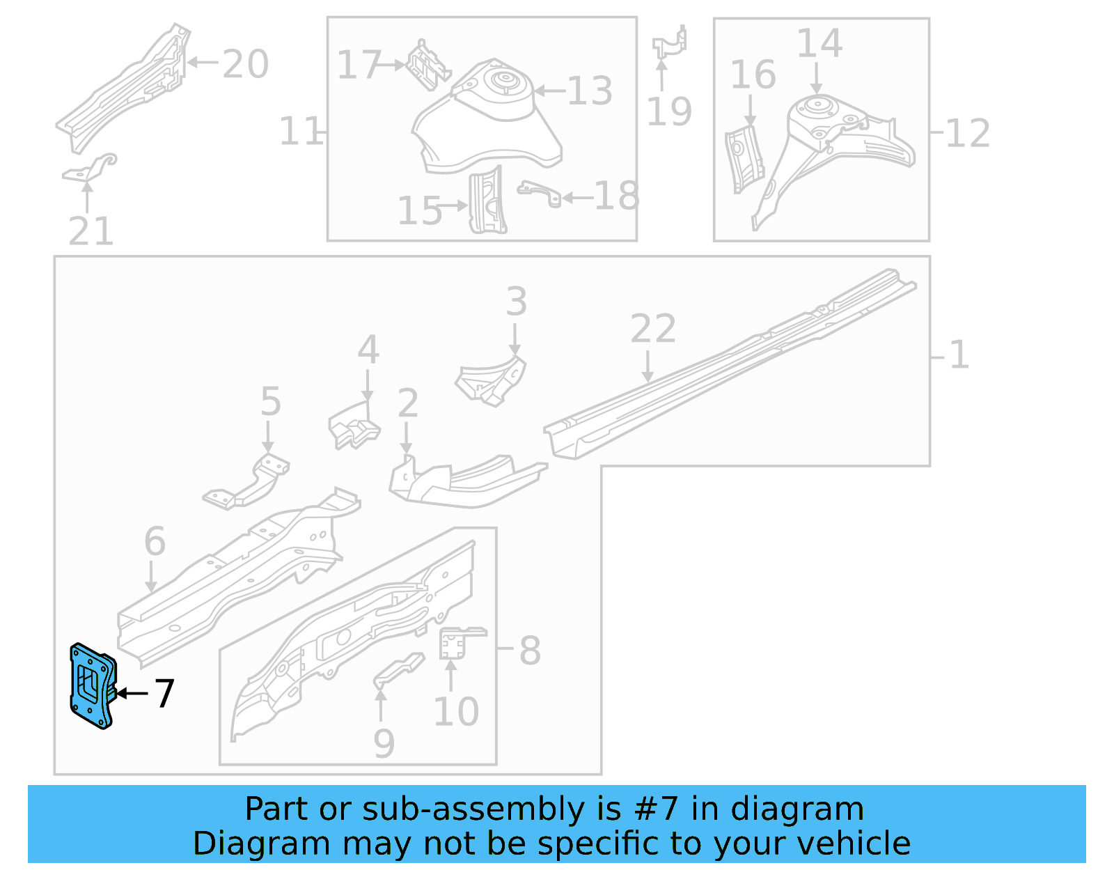 Rail End 5Q0-804-182-B - View 33