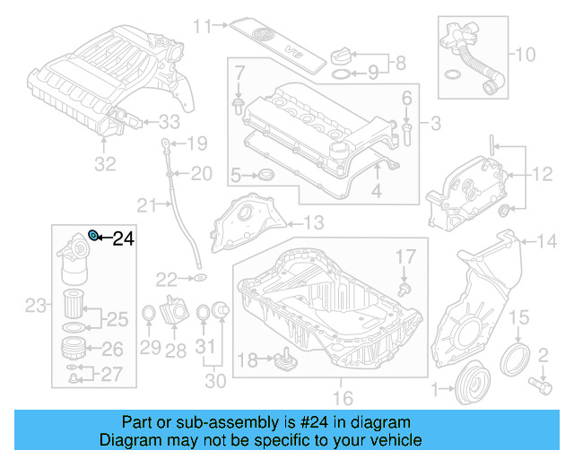 Engine Oil Filter Adapter Gasket 066-115-111-A - View 18