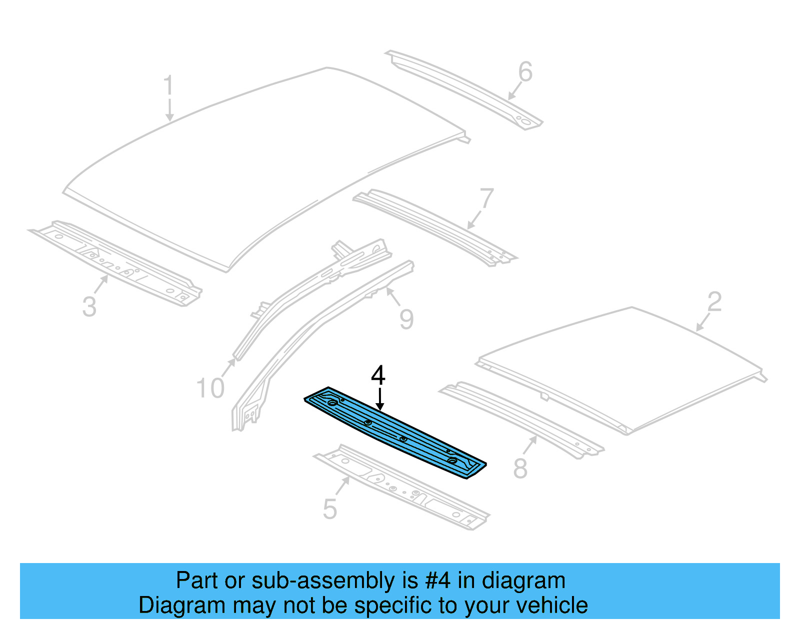 Header Panel 5G6-817-467 - View 7