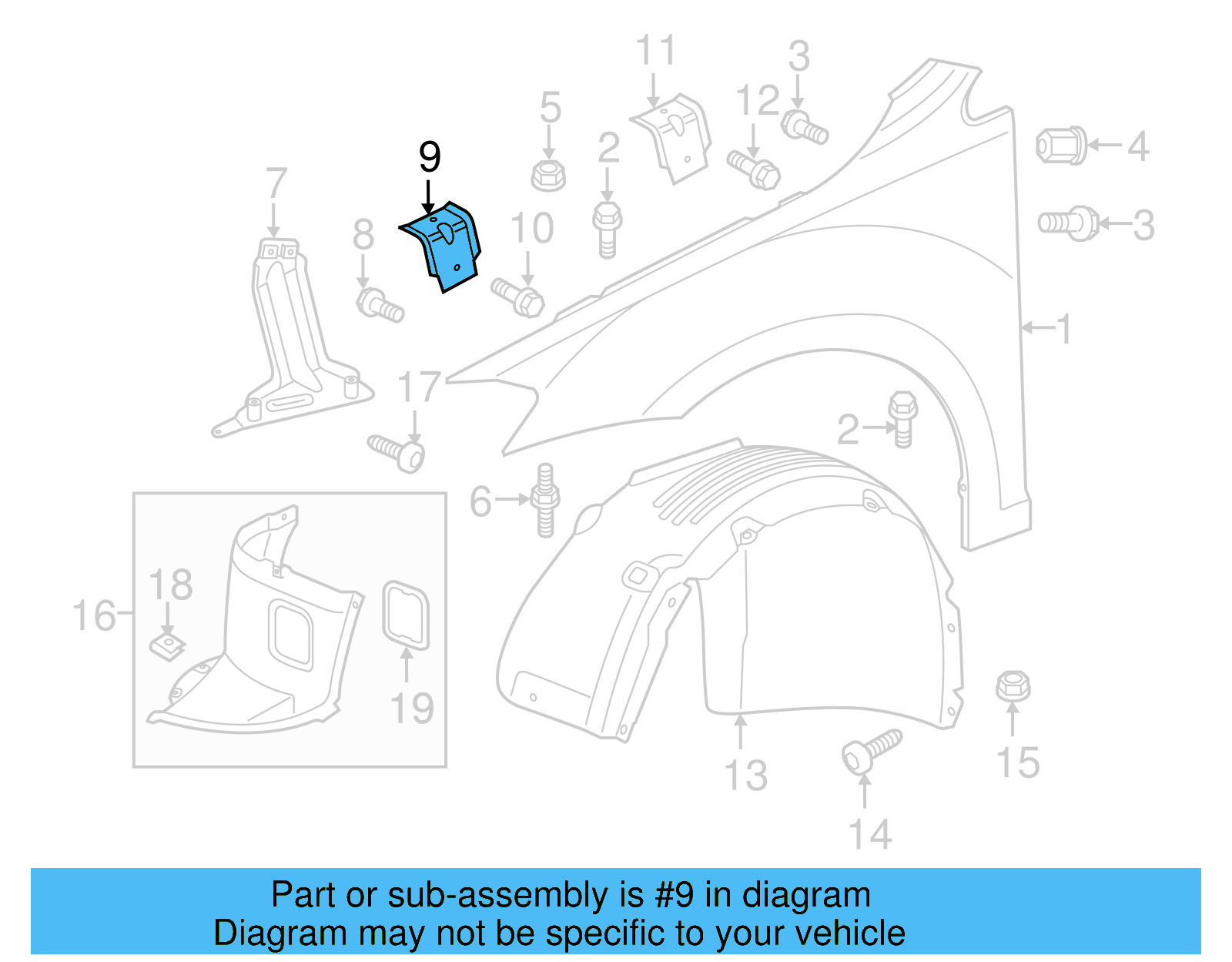 Front Support 5G0-809-561 - View 12