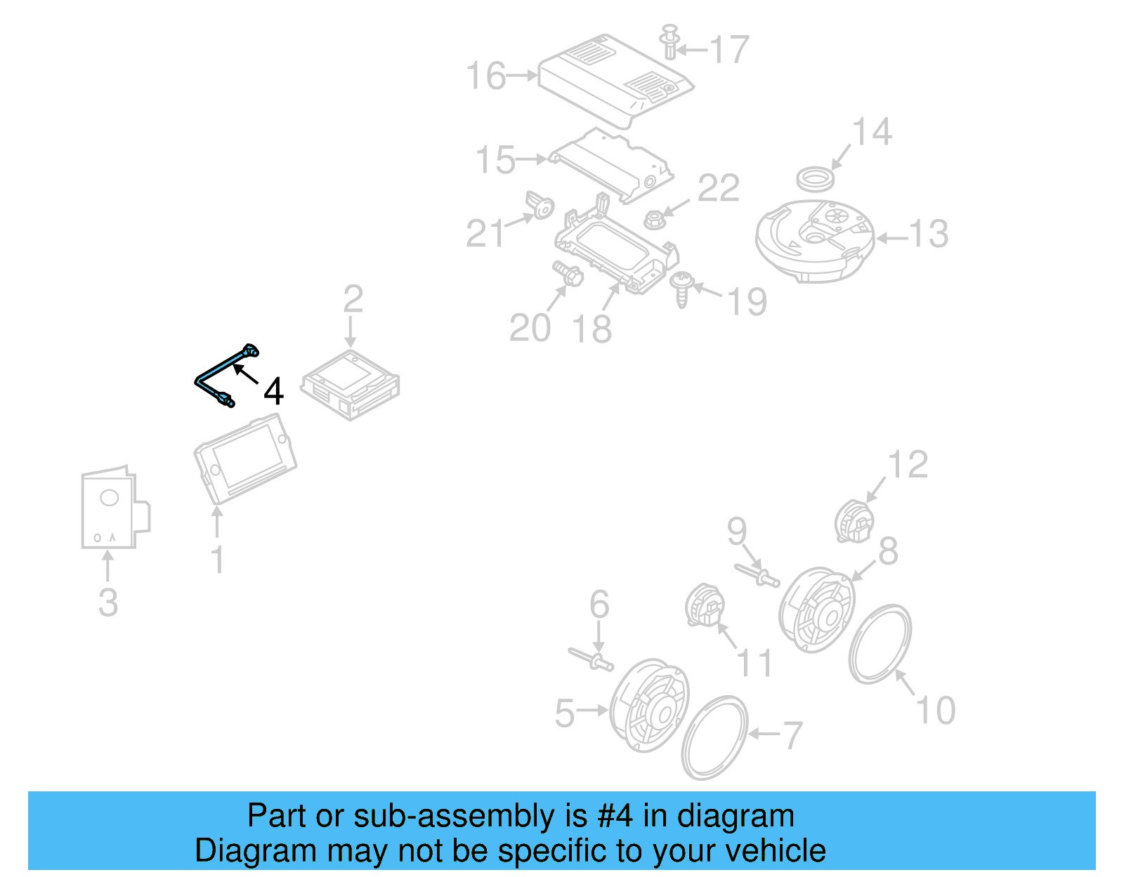 Cable, Adapter, For Retrofitting RNS510 7L6-051-551 - View 4