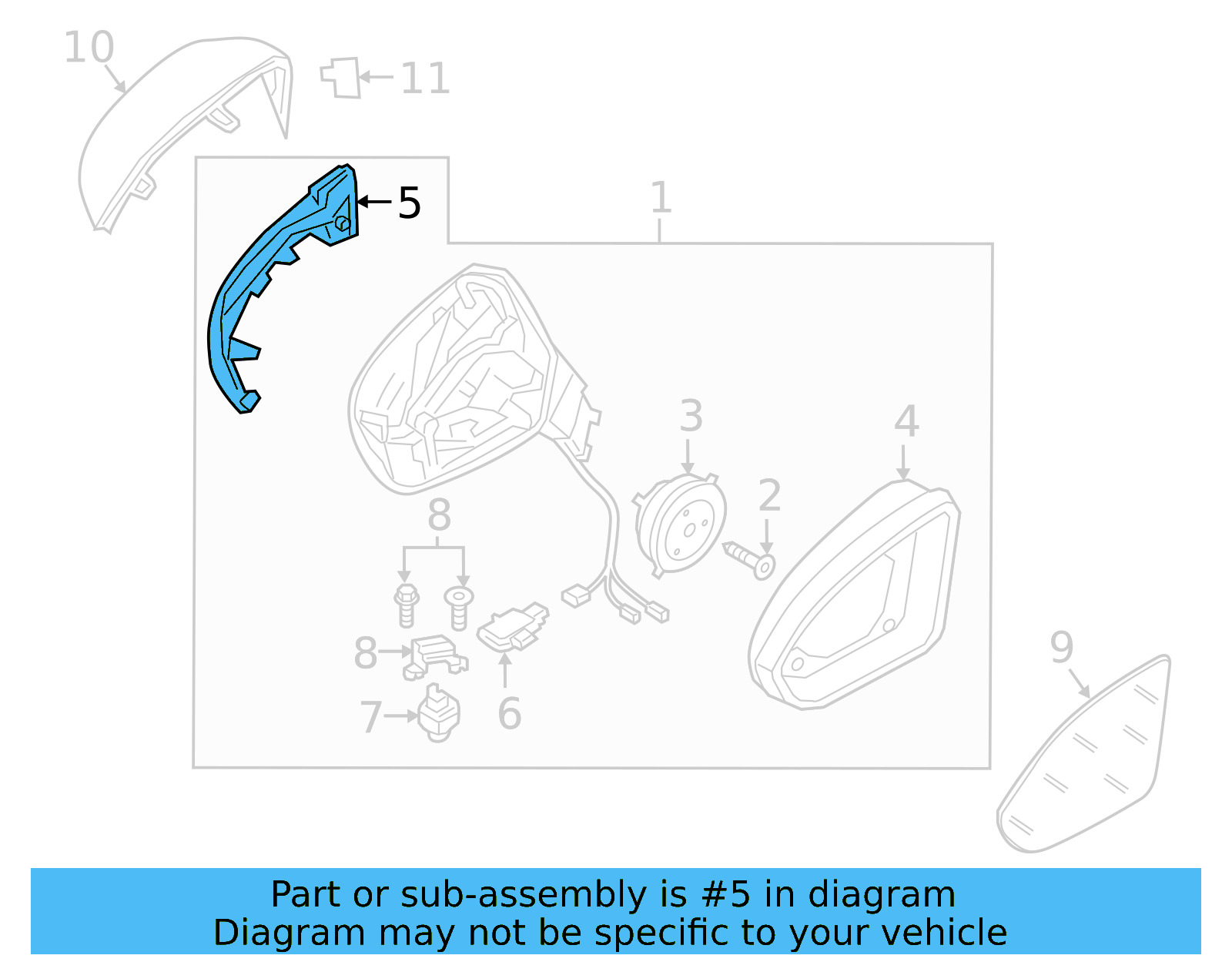 Signal Lamp 3G0-949-102-A - View 7