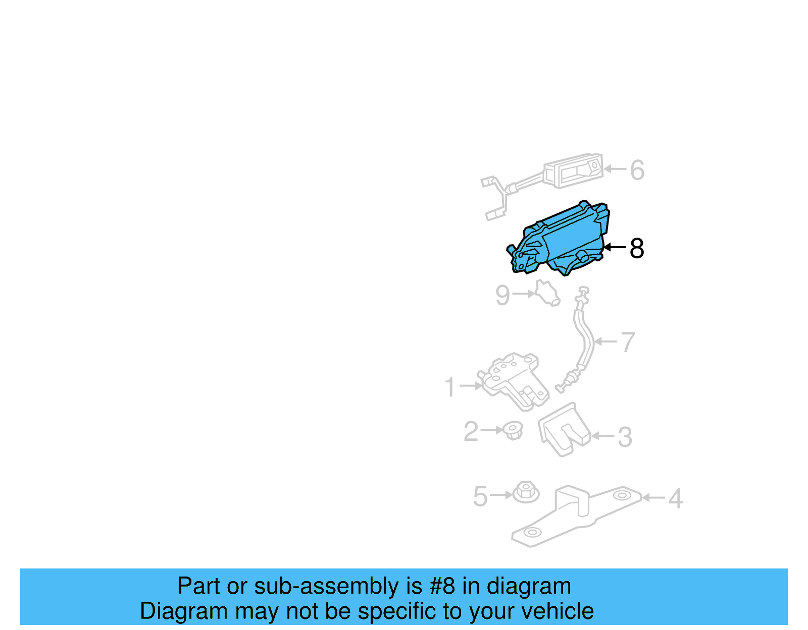 Pull Down Motor 3G0-827-887-B - View 4