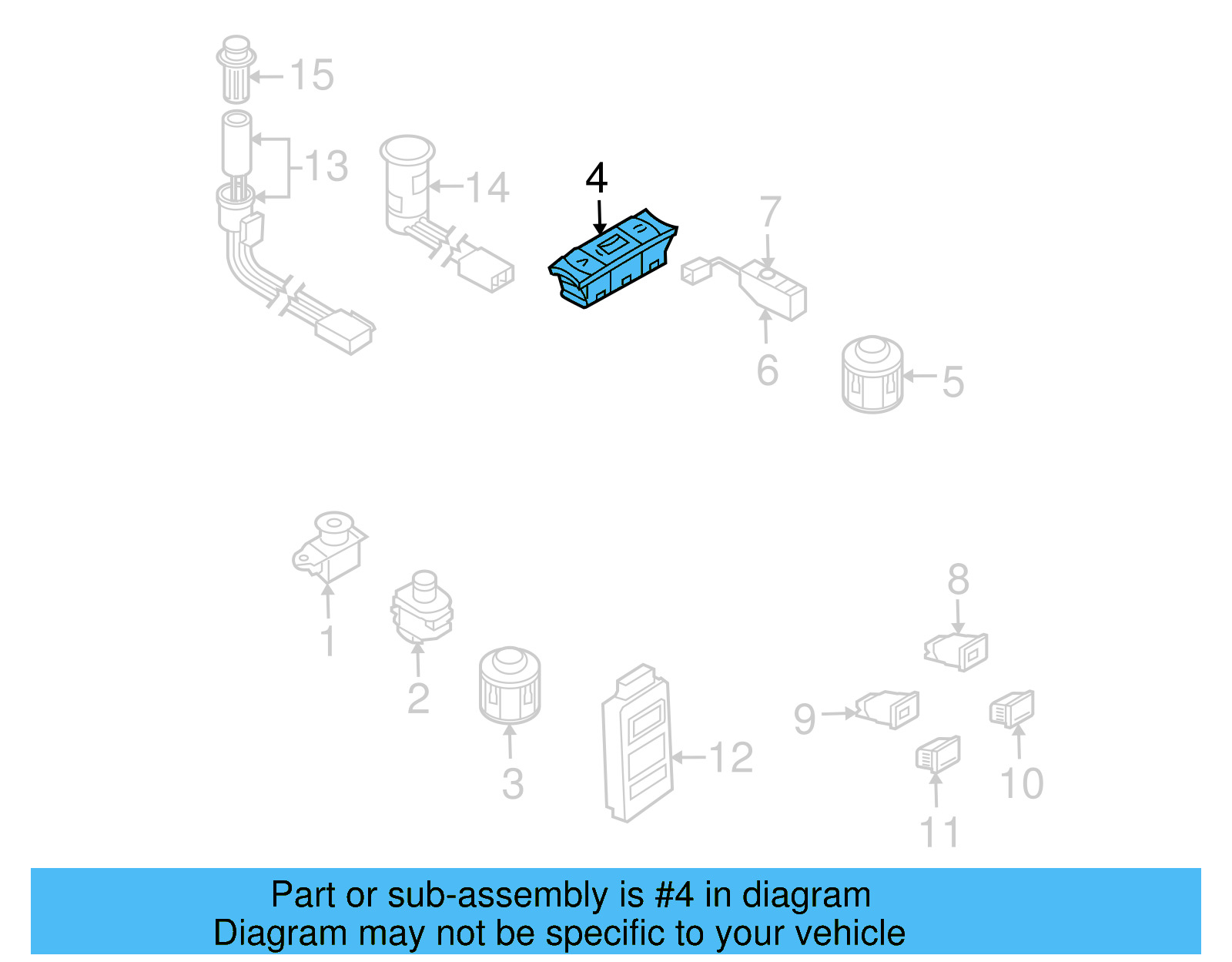 Indicator Switch 7L6-927-225-P-3X1 - View 4
