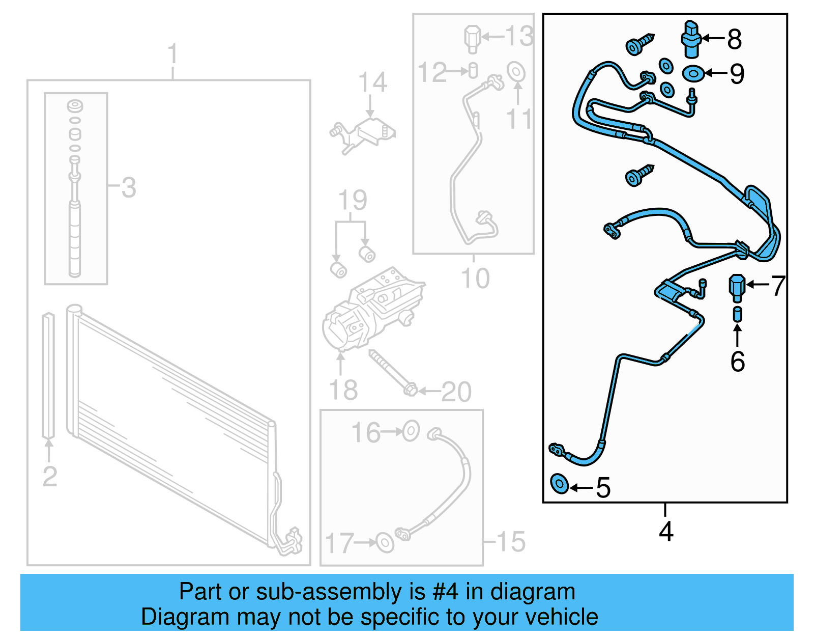 Suction Hose 7P1-820-741-CM - View 6