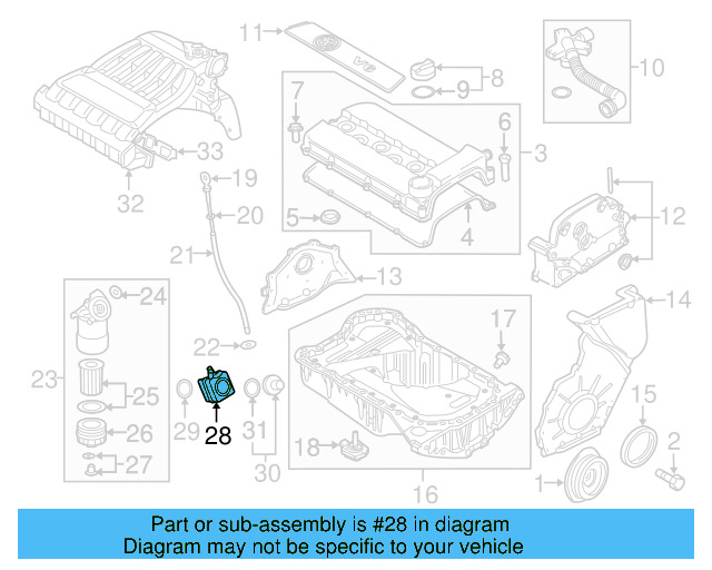 Engine Oil Cooler 038-117-021-E - View 12