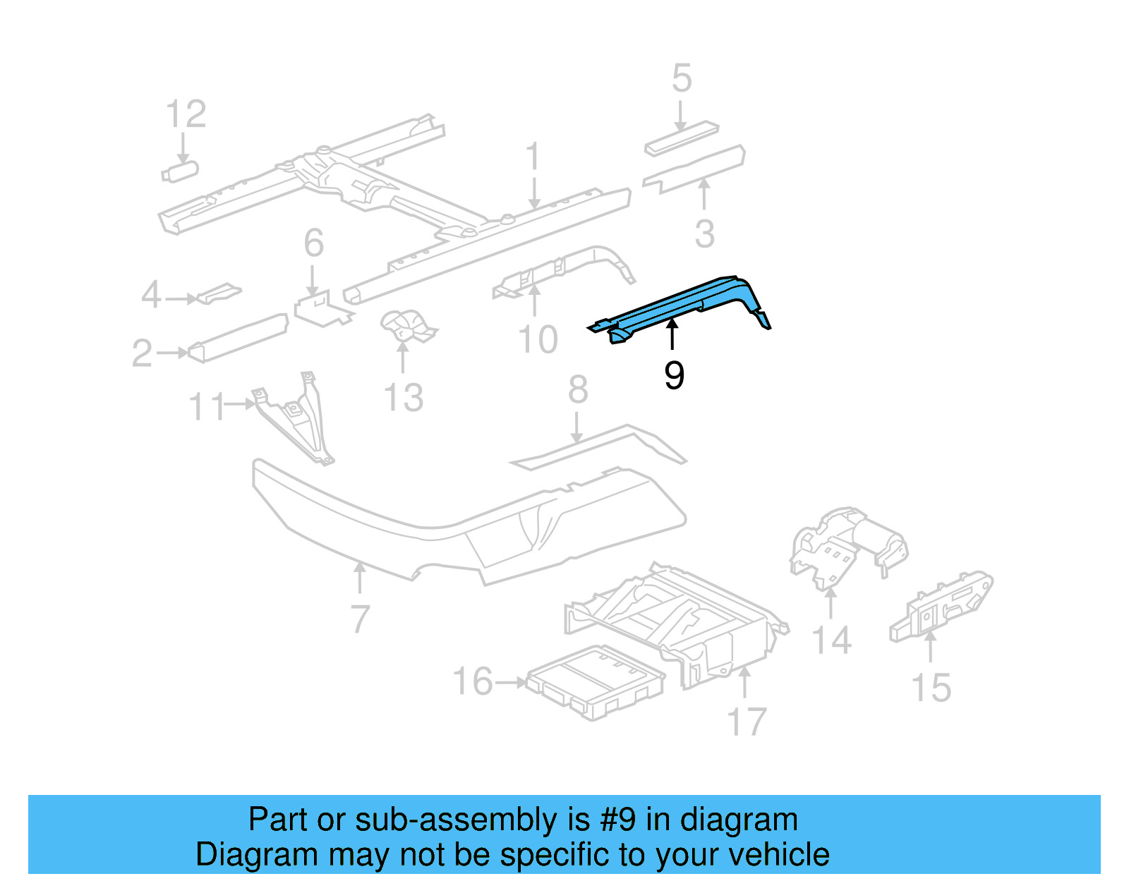 Trim Molding 3D0-881-794-E-2ZZ - View 4