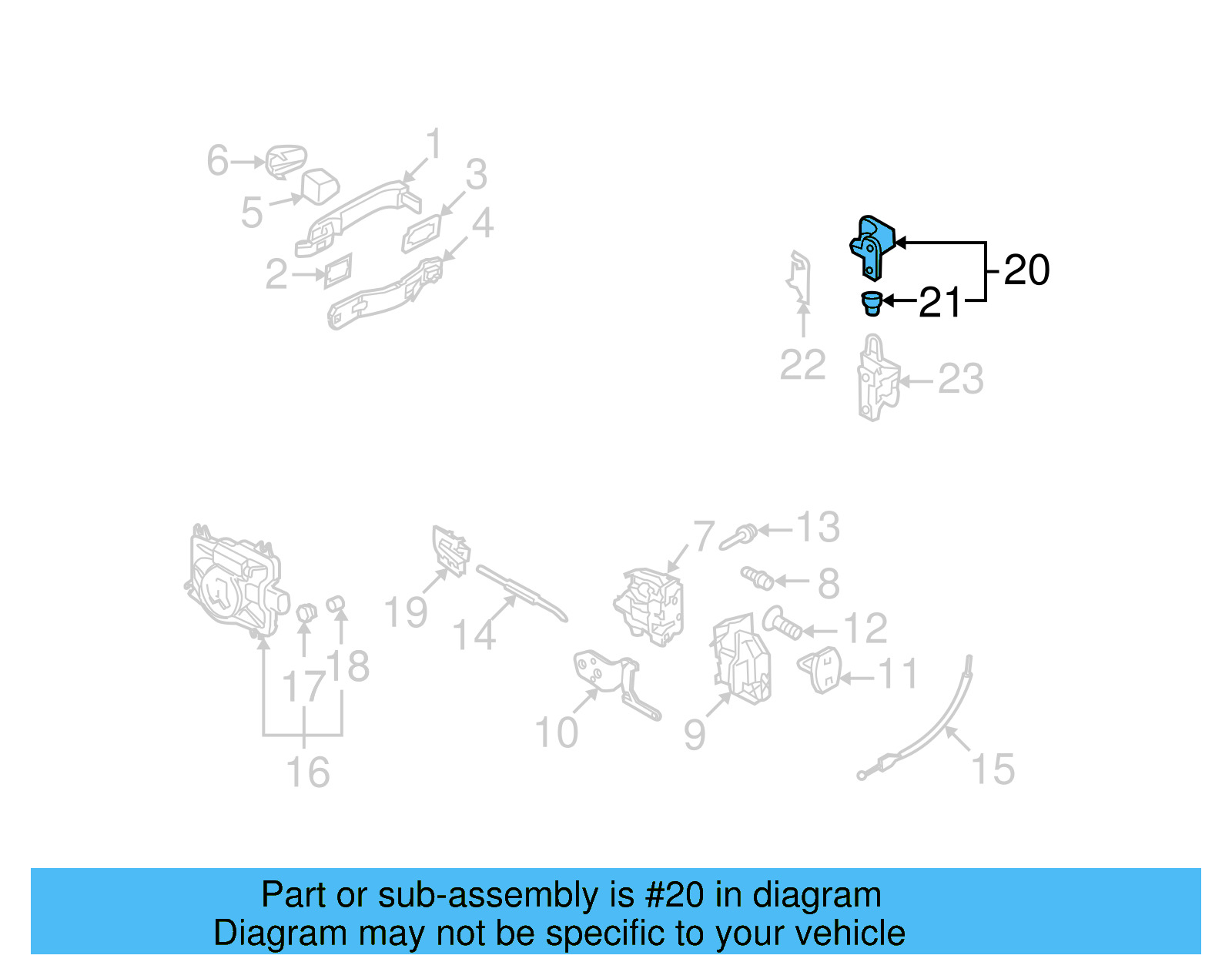 Upper Hinge 3D4-833-402-B - View 4