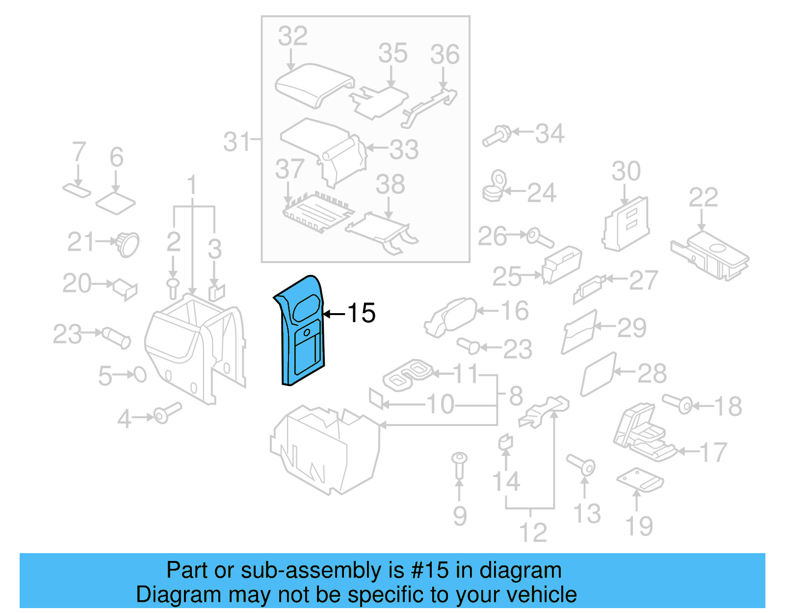 Trim Plate 5N0-863-289-D-82V - View 15