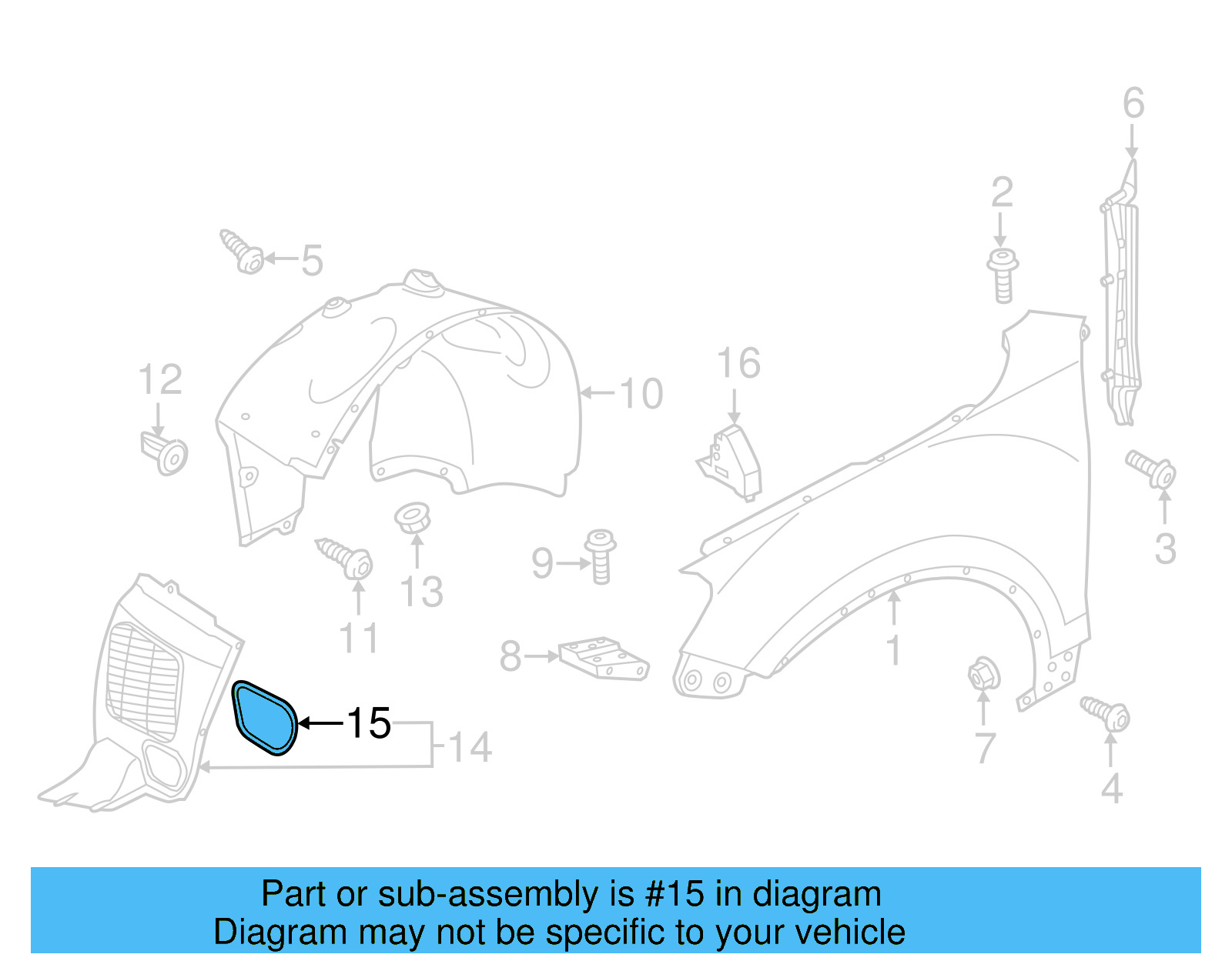 Liner Extension Cover 7P6-805-414 - View 6