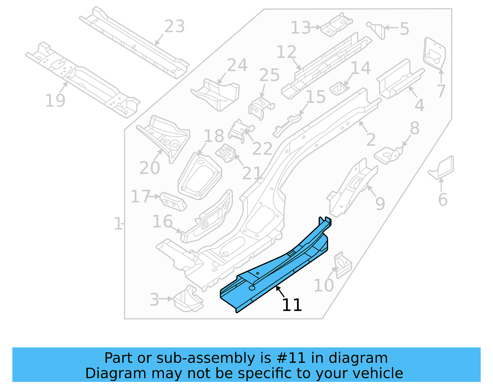 Rail Reinforced 3QF-813-120 - View 4