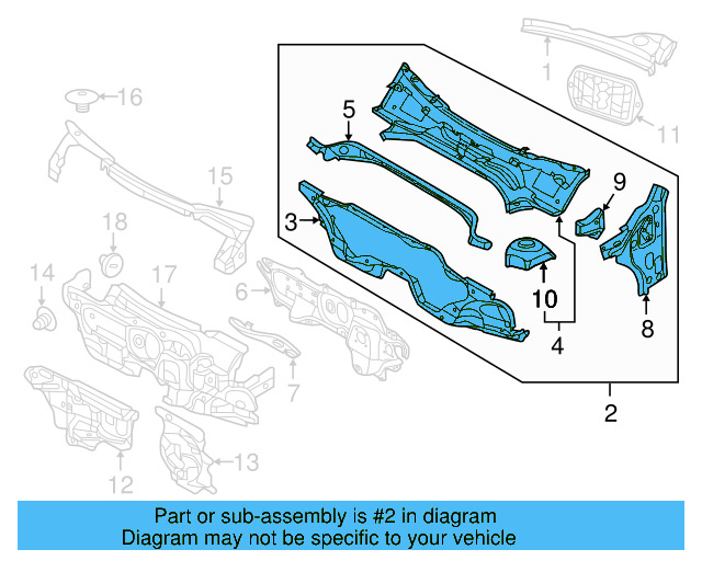 Cowl Panel 5C5-803-147 - View 6