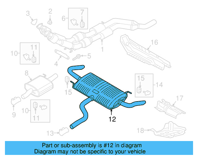 Muffler 3CN-253-609-C - View 6