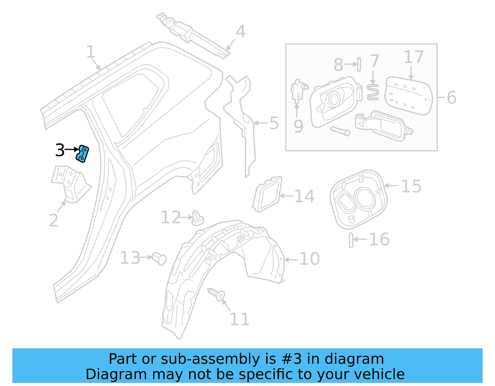Pillar Reinforced Nut Plate 6R0-810-681 - View 50
