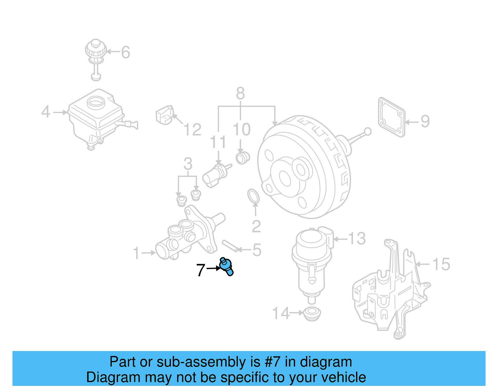 Pressure Metering Valve 7L0-907-597 - View 6