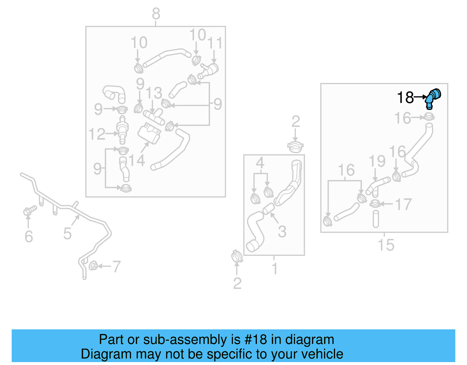Hose & Tube Assembly Coupling 1K0-122-291-J - View 41