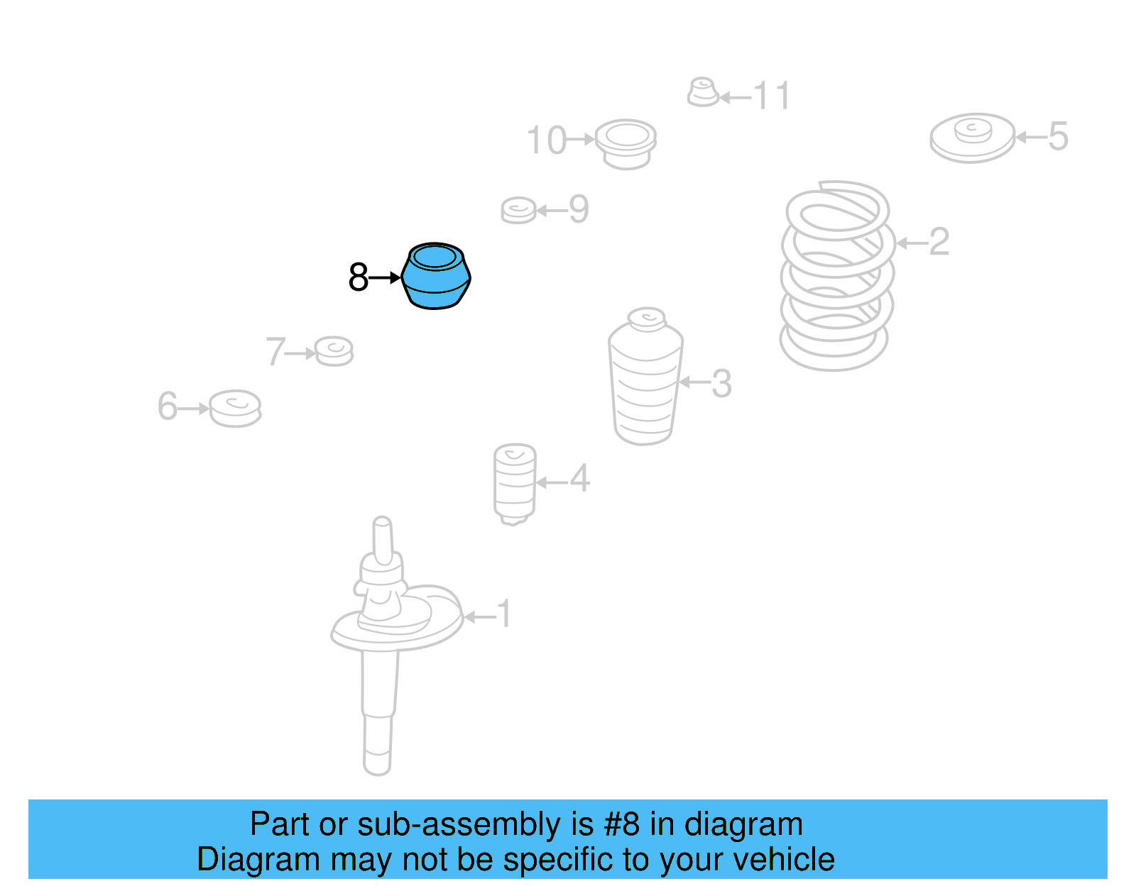 Strut Mount 1J0-412-331-C - View 8