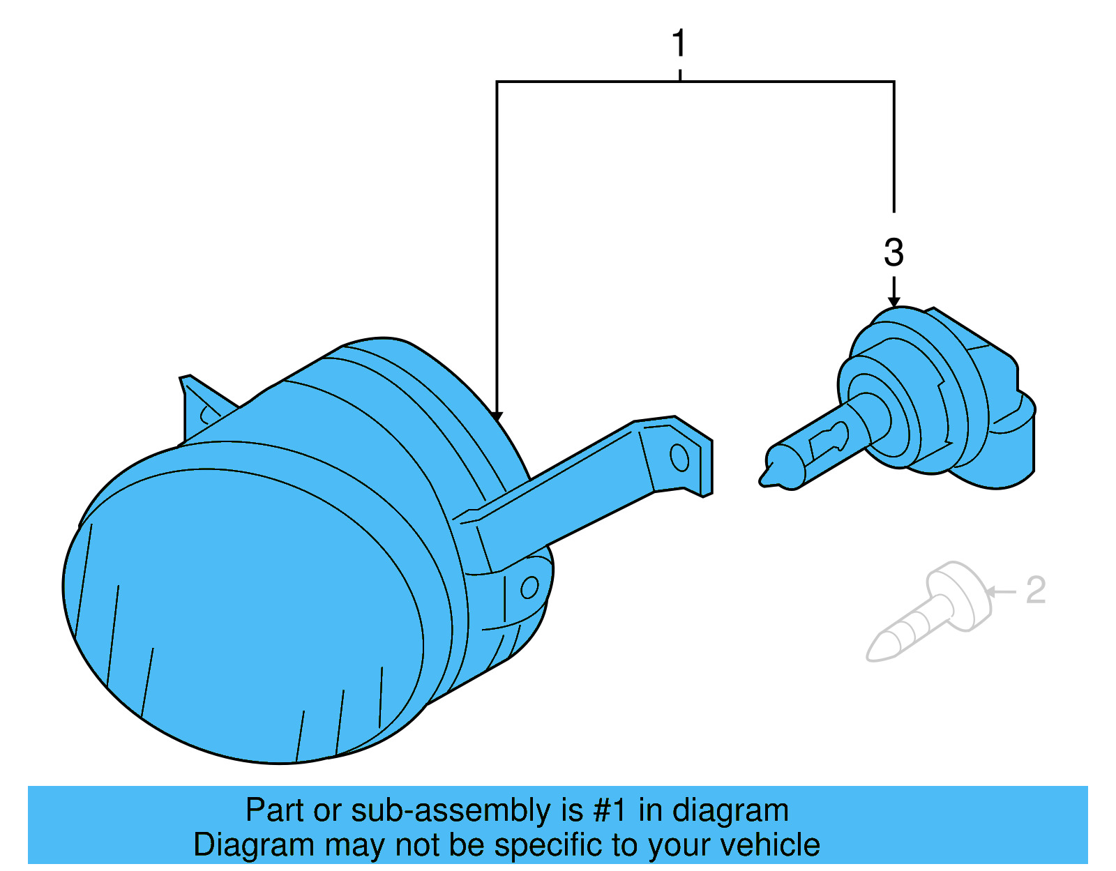 Fog Lamp Assembly 5K0-941-700-F - View 12