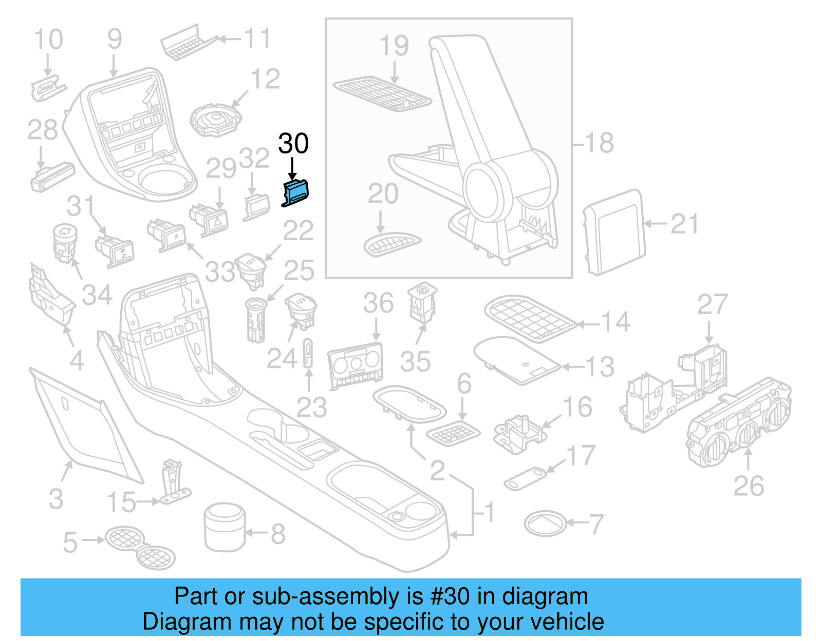 Blank Cover 5C5-959-623-E-ICX - View 5