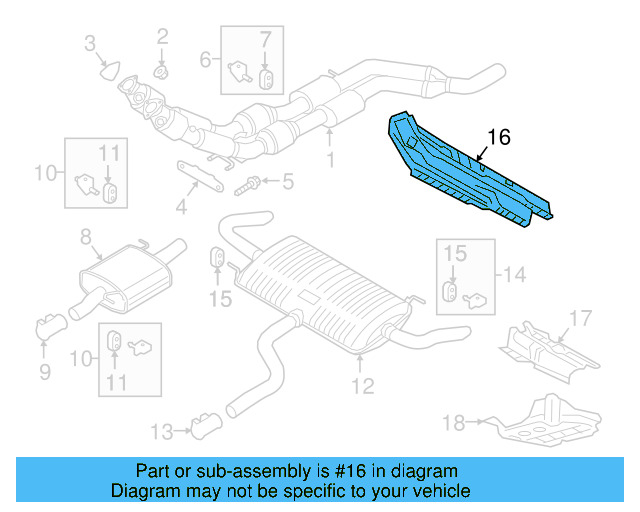 Heat Shield 3QF-825-661-C - View 14