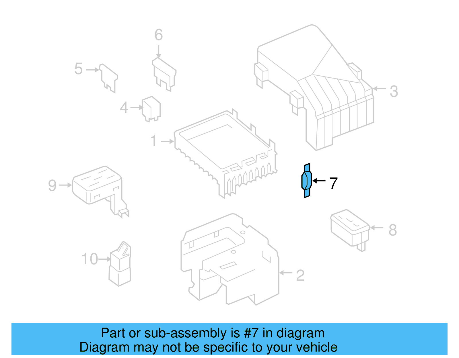 Main Fuse 1K0-937-629-A - View 35