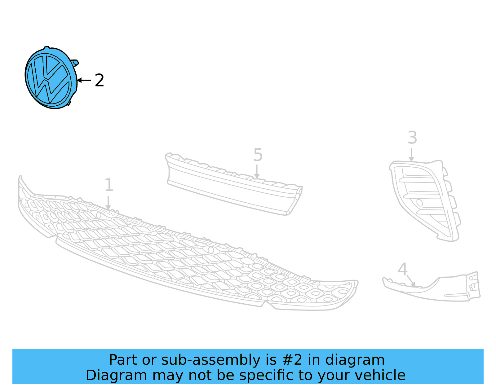 Emblem 11A-853-601-A-AWA - View 6